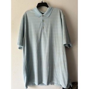 Greg Norman Men's Adult Size 2XL Polo Play Dry Blue